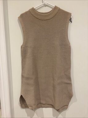H&M Sleeveless Knit Tunic - Tan